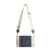 Tommy Bahama Woven Flap Crossbody Bag, Blue