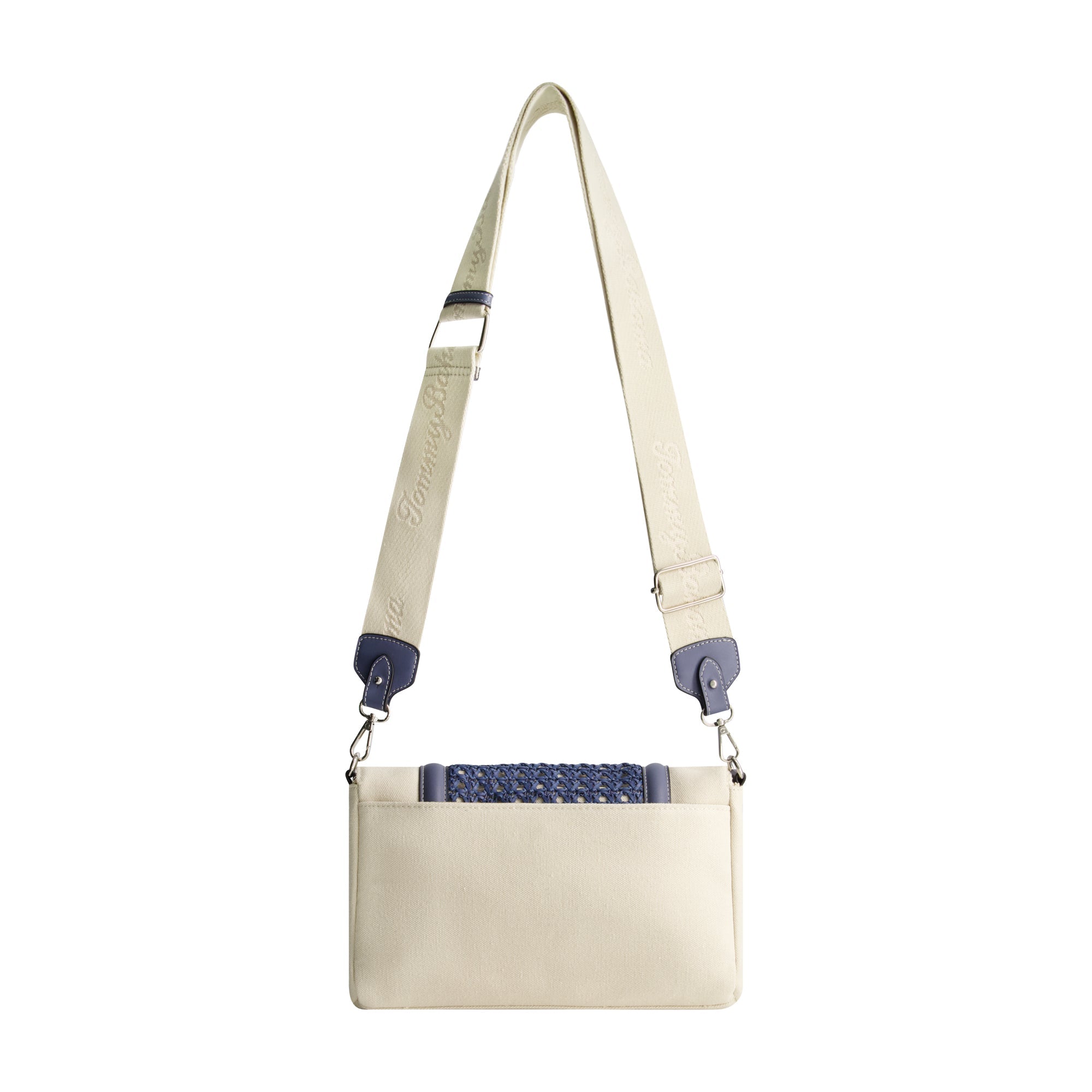Tommy Bahama Woven Flap Crossbody Bag, Blue