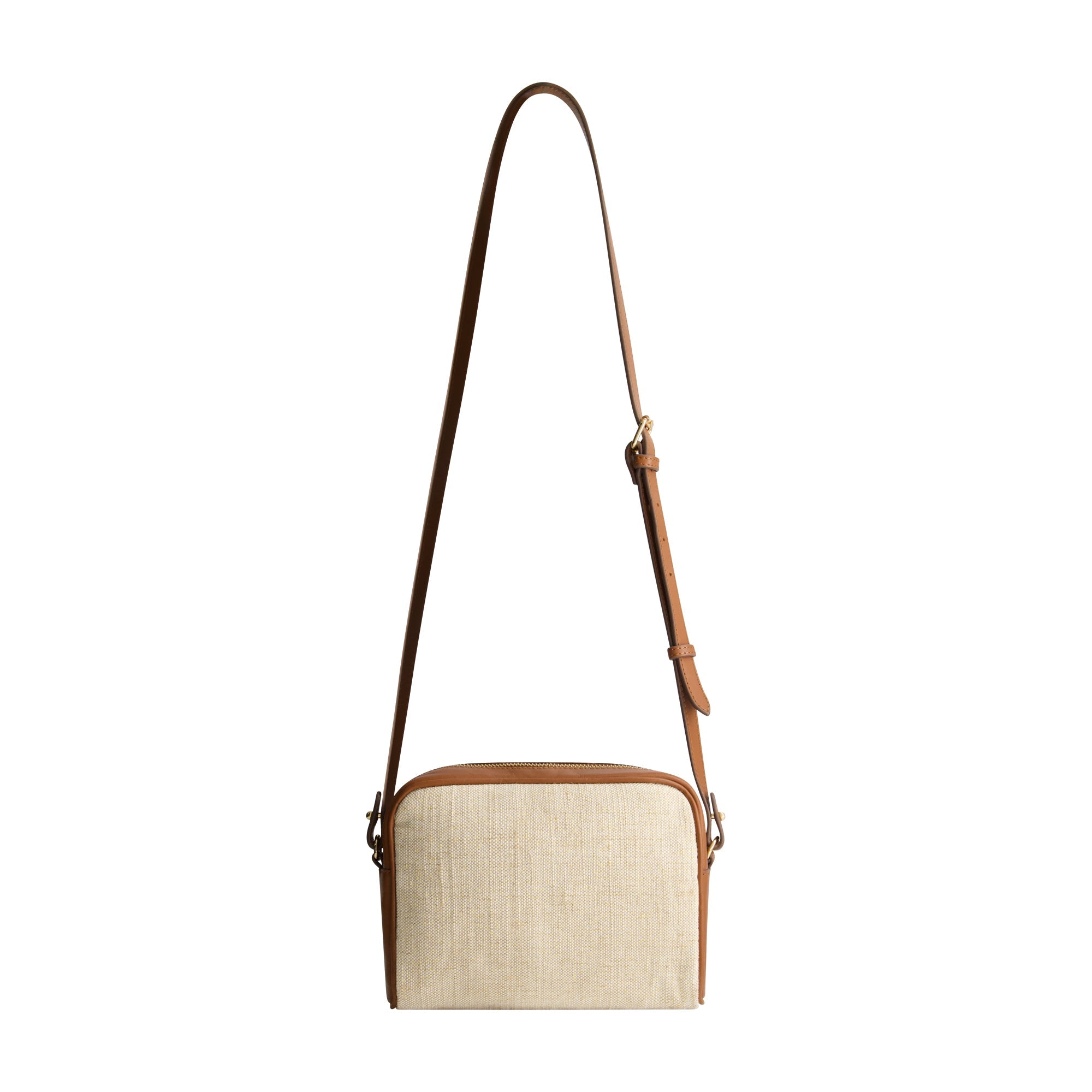 Tommy Bahama Camera Bag, Women's Mini Handbag With Linen Design And Adjustable Crossbody Strap, Natural