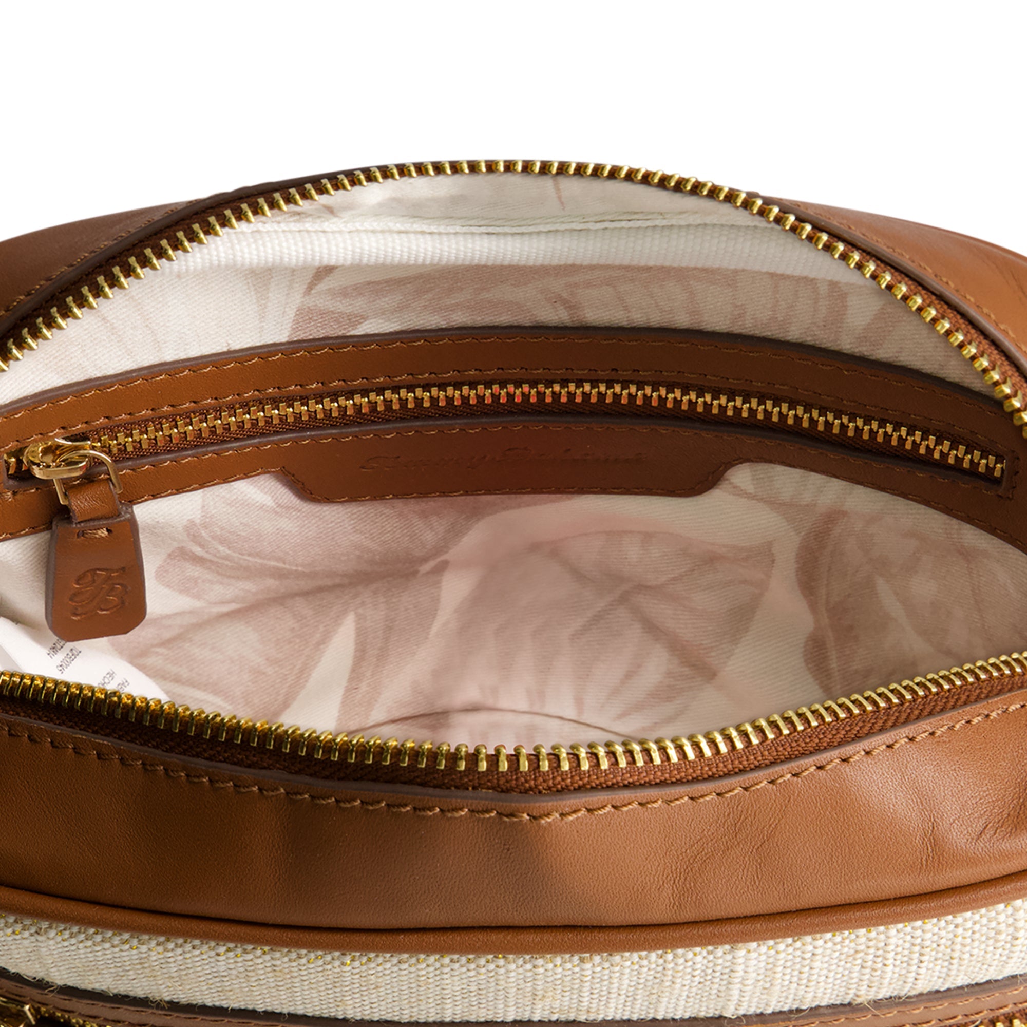 Tommy Bahama Camera Bag, Women's Mini Handbag With Linen Design And Adjustable Crossbody Strap, Natural