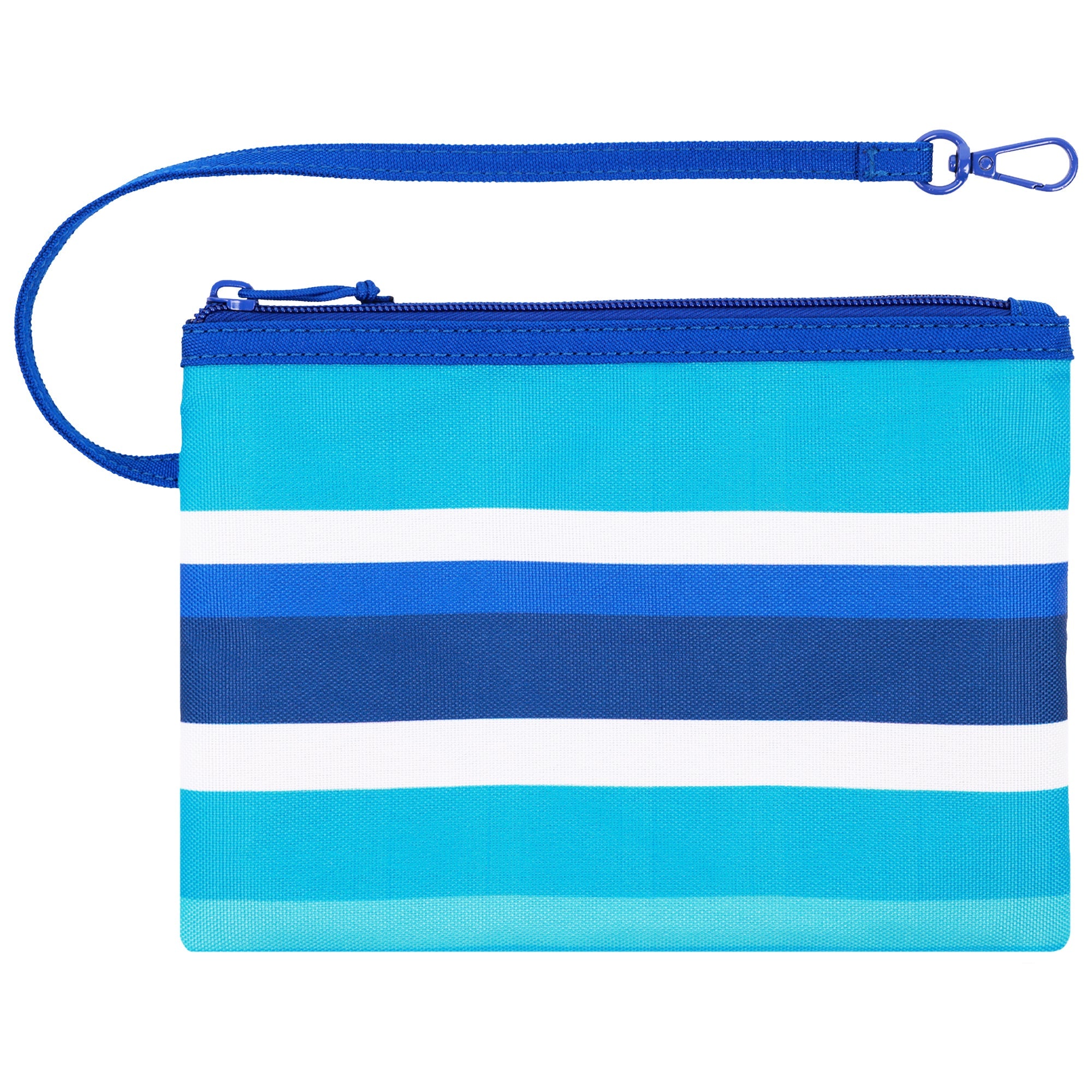 Tommy Bahama Water-repellent Tote With Pouch – Ocean Stripe Print