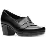 Clarks Women's Collection Emslie Warbler Leather Shooties Black Size 8.5 M