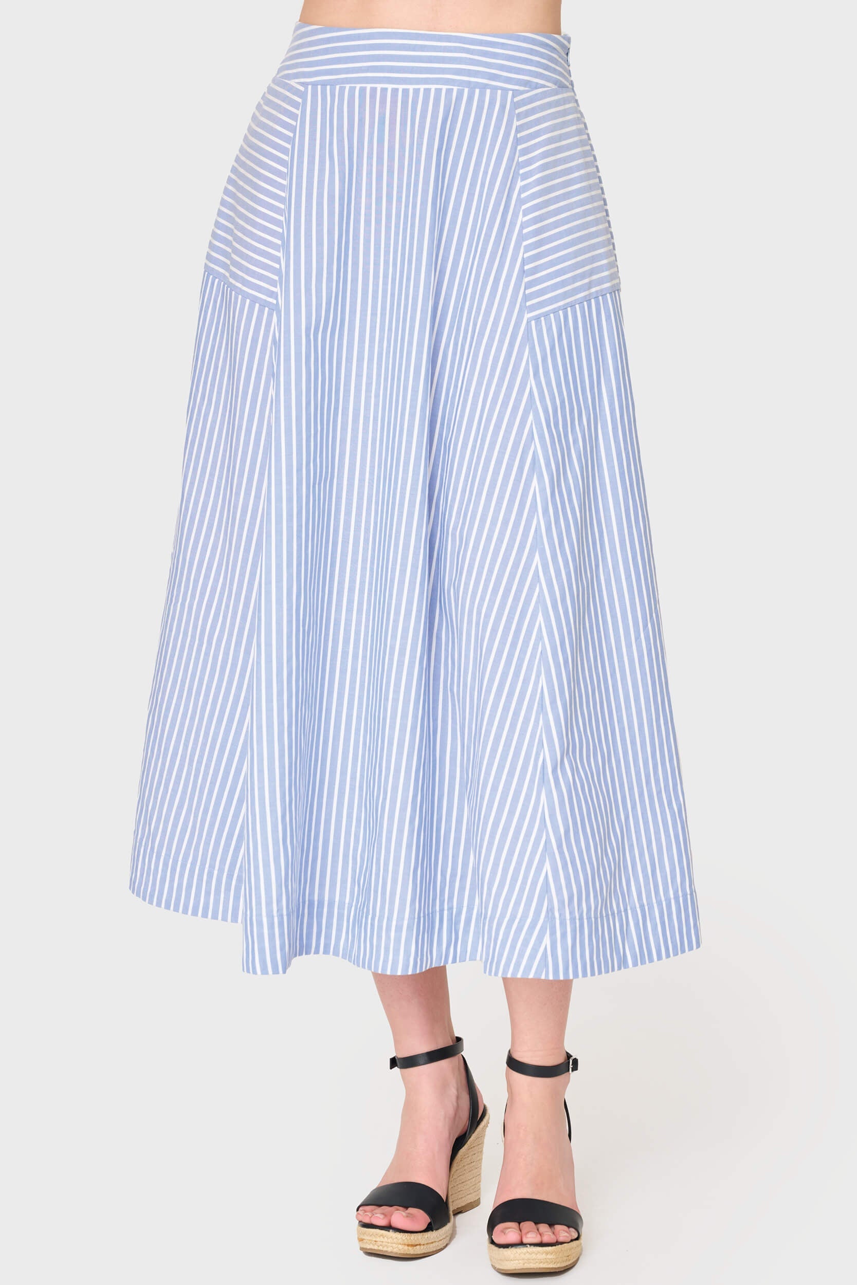 Amanda Smocked Back Midi Skirt