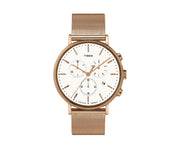 Timex Fairfield Chronograph 41mm Stainless Steel Mesh Band Watch