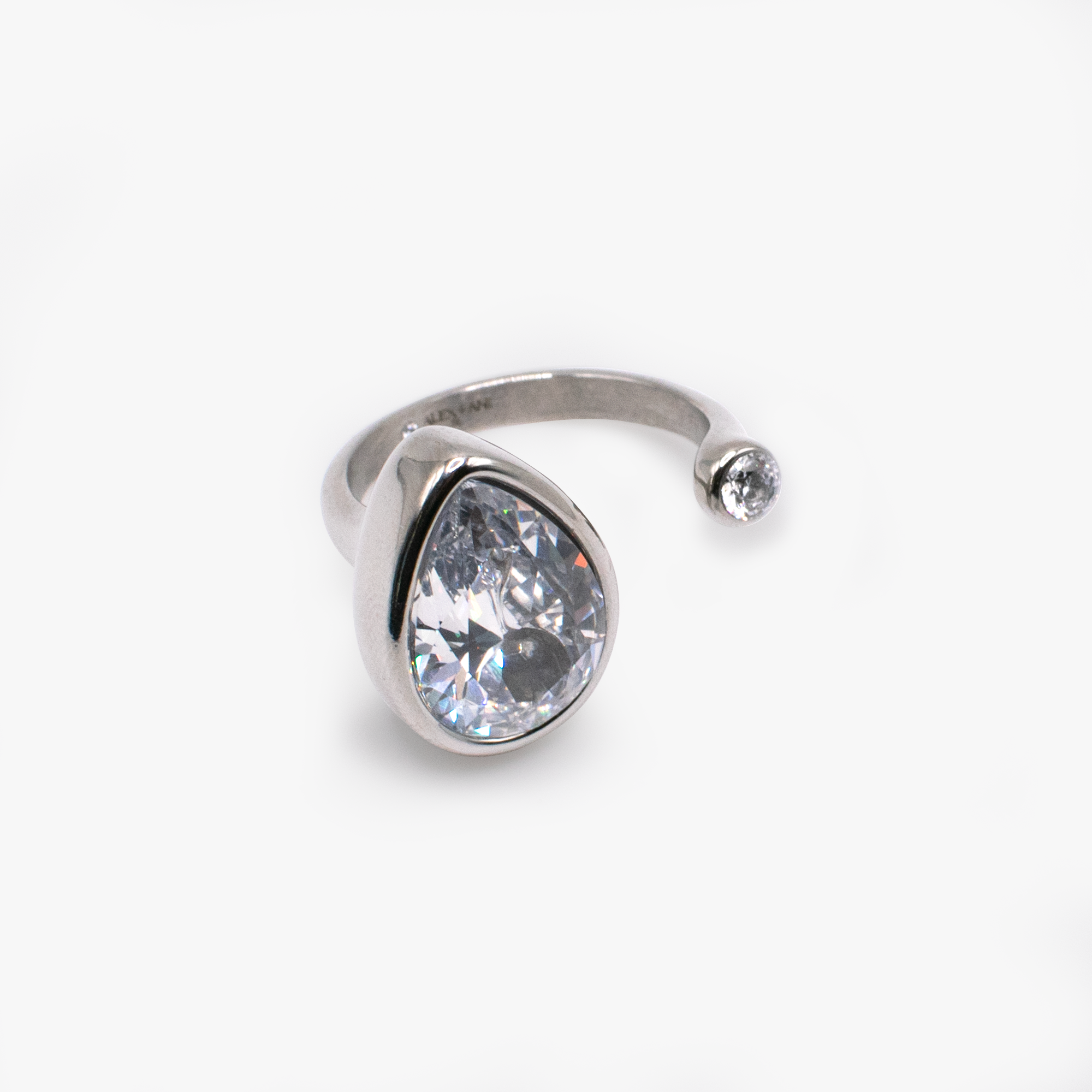 Teardrop Crystal Ring