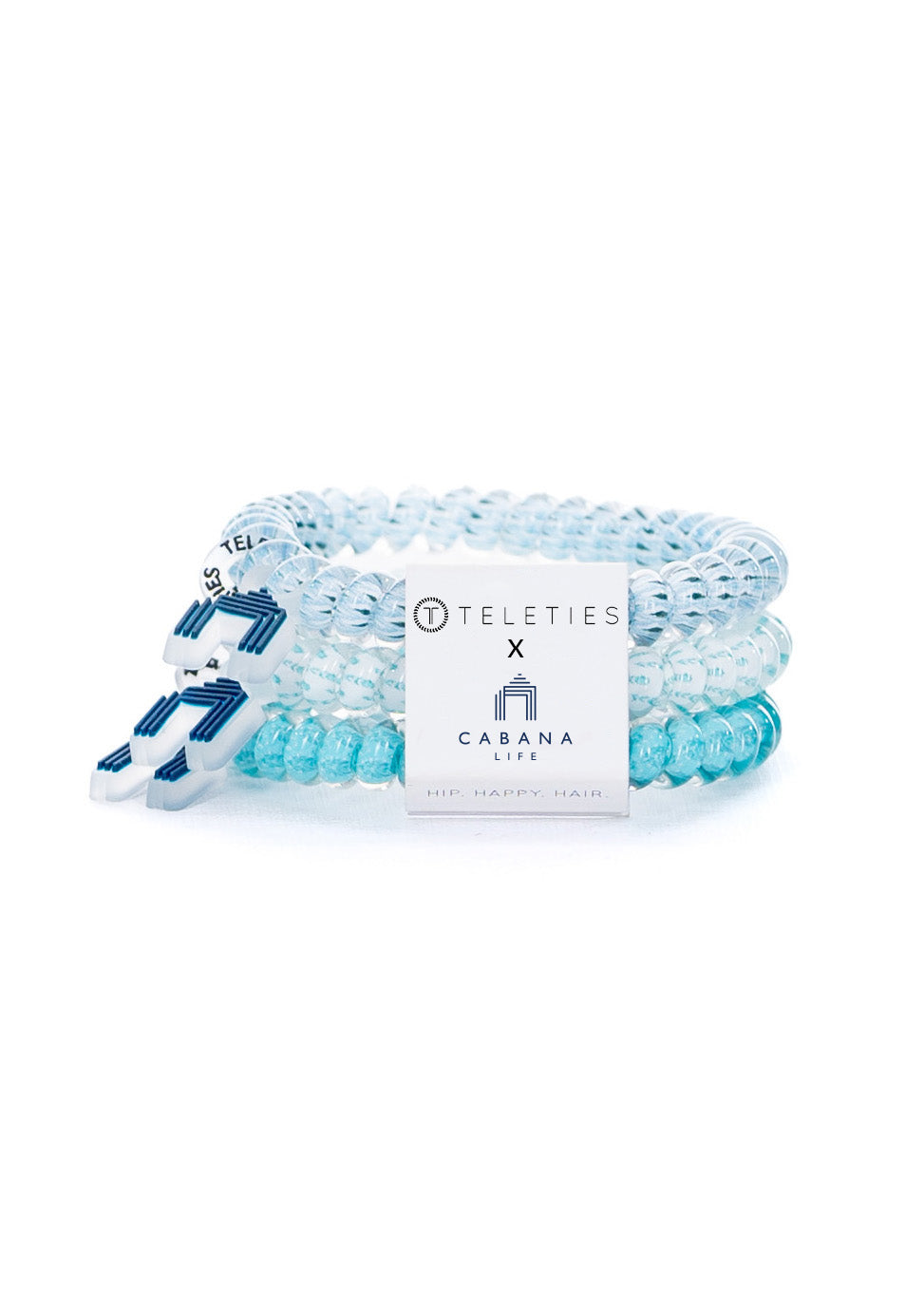 Amalfi Coast Cabana Life X Teleties Hair Tie 3-pack