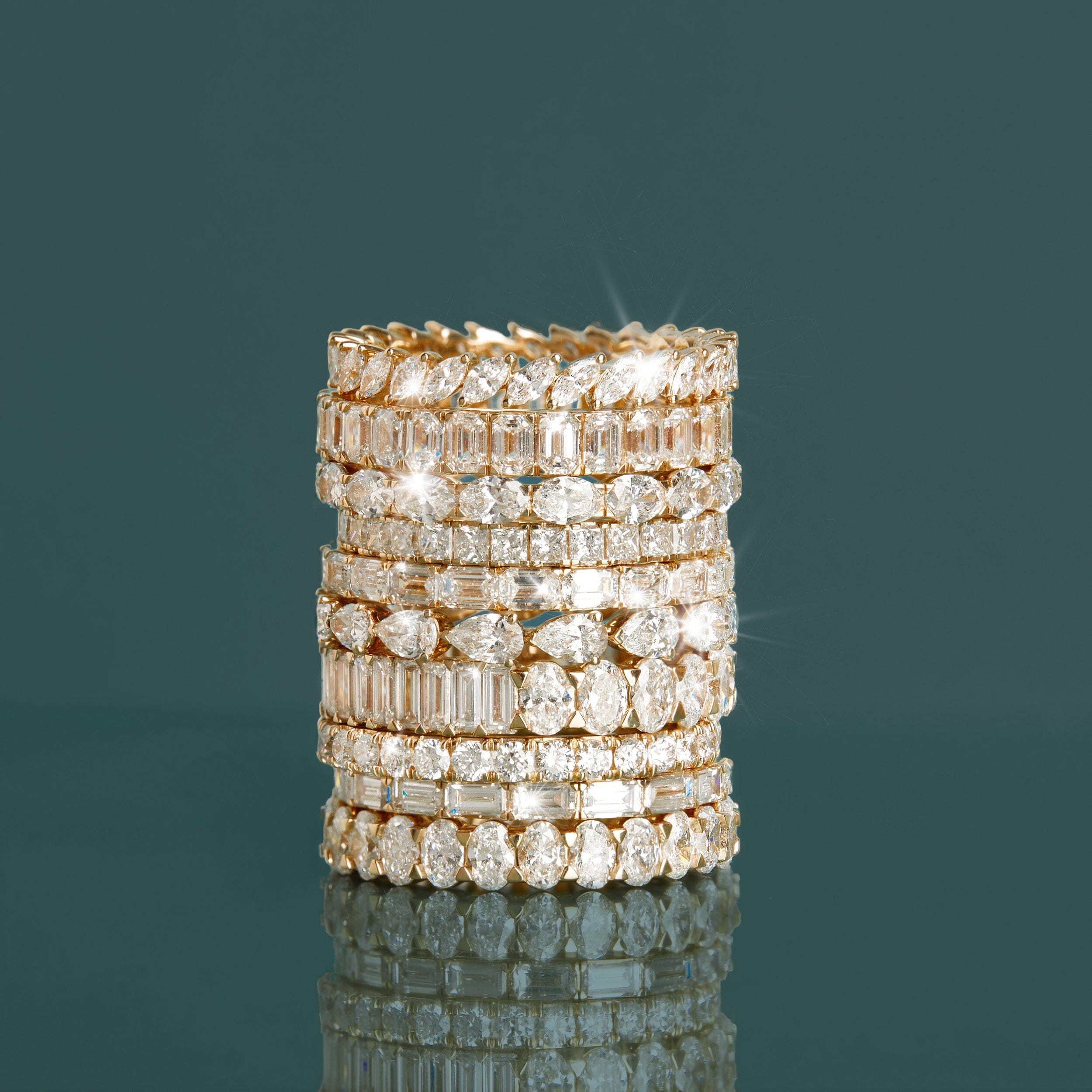 Two-in-One Lab Grown Diamond Eternity Ring