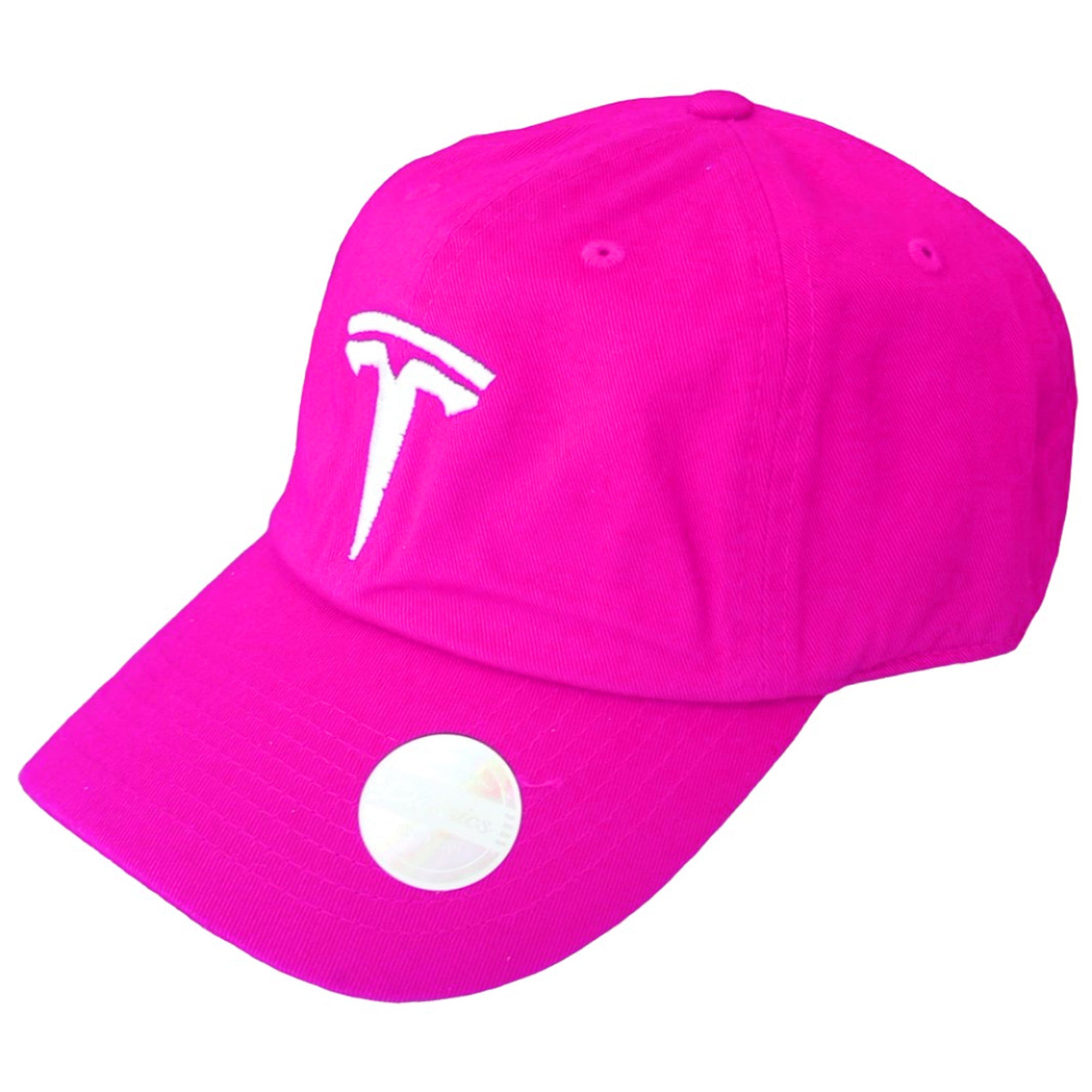 Tesla Logo Embroidered Dad Hat Premium Cotton Adjustable Cap