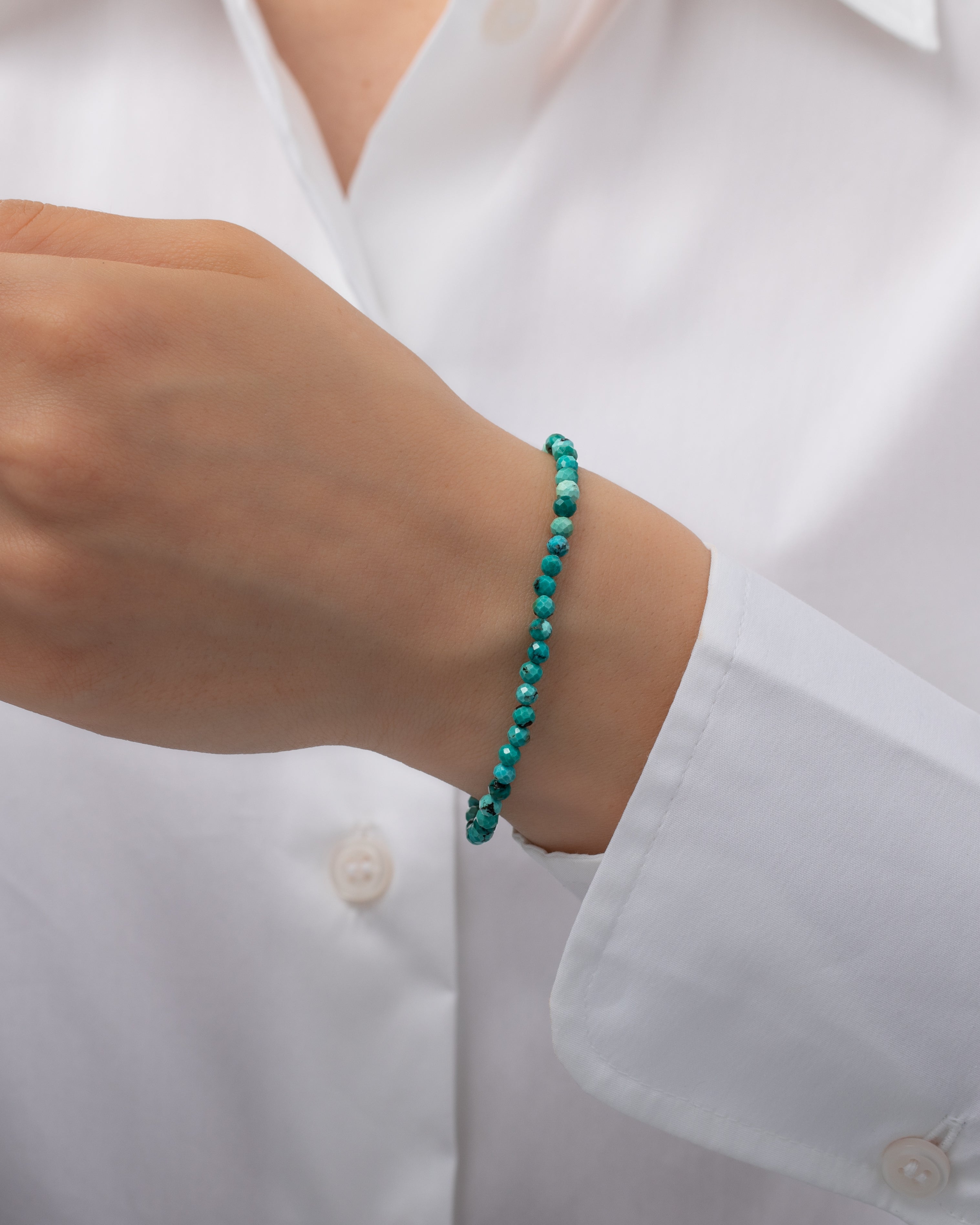 Zoe Lev Turquoise Bead Bracelet