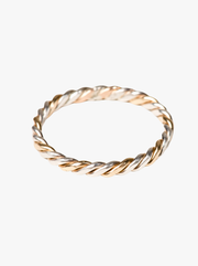 Two-tone Twist Ring