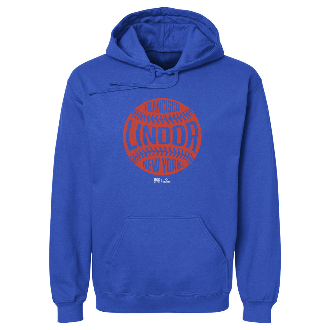 Francisco Lindor New York M Vintage Baseball Hoodie