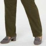 Charter Club Women's Plus Size Twill Lexington Pants Green Size 16W