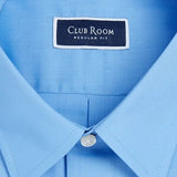 Club Room Men's Colllared Suit Sepatrate Button Down Shirt Blue Size 15X32X33