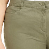 Karen Scott Women's Plus Size Capri Pants Gray Size 18W