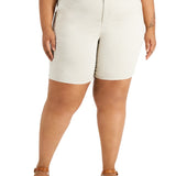 Style & Co Women's Chino Shorts Beige Size 22W