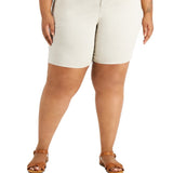 Style & Co Women's Chino Shorts Beige Size 22W