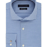 Tommy Hilfiger Men's Printed Slim Fit Button Down Shirt Blue Size 16X32X33