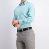 Tommy Hilfiger Men's Athletic-Fit Flex Collar Dress Shirt Green Size 17X34-35