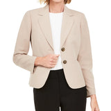 Le Suit Women's Blazer & Pants Suit Beige Size 12
