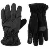 Isotoner Signature Men's Sleek Heat Sports Gloves Black Size Medium