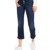 Lucky Brand Women's Ava Mini Flare Capri Jeans Blue Size 30X26