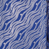 Michael Kors Women's Plus Printed Ruffled Off The Shoulder Top Blue Size 2X