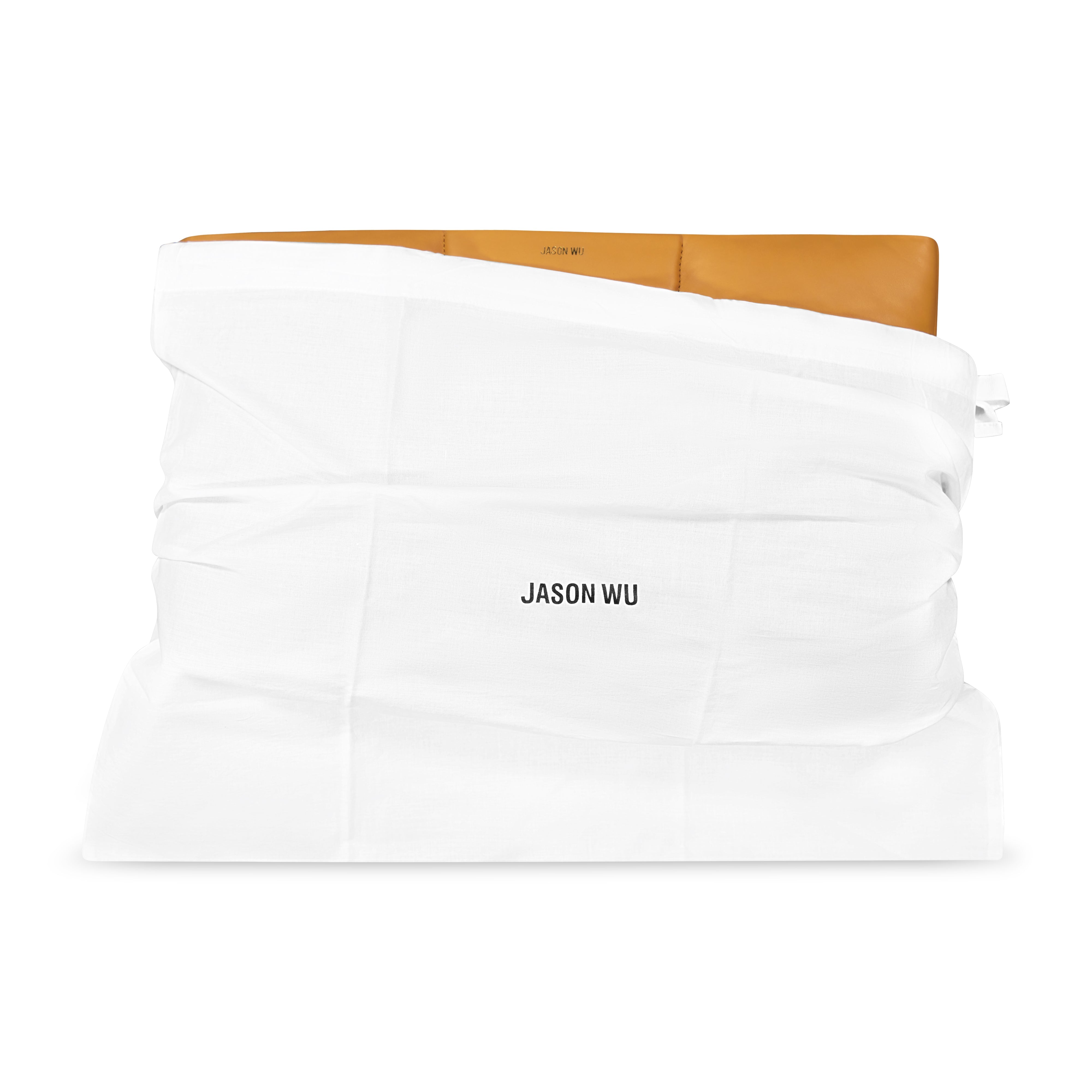 Jason Wu Black Clutch, Mustard