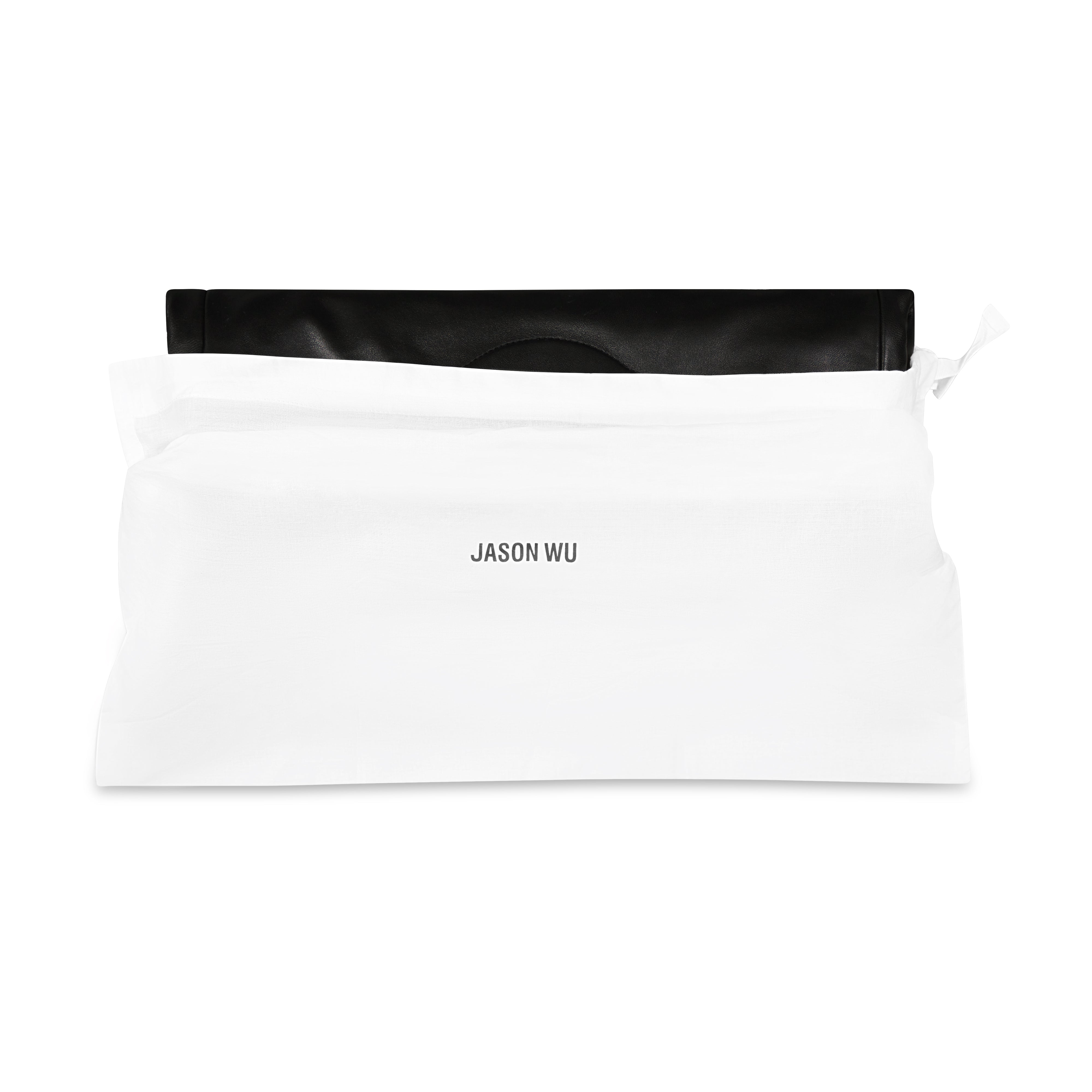 Jason Wu Elegant Fold-over Black Clutch