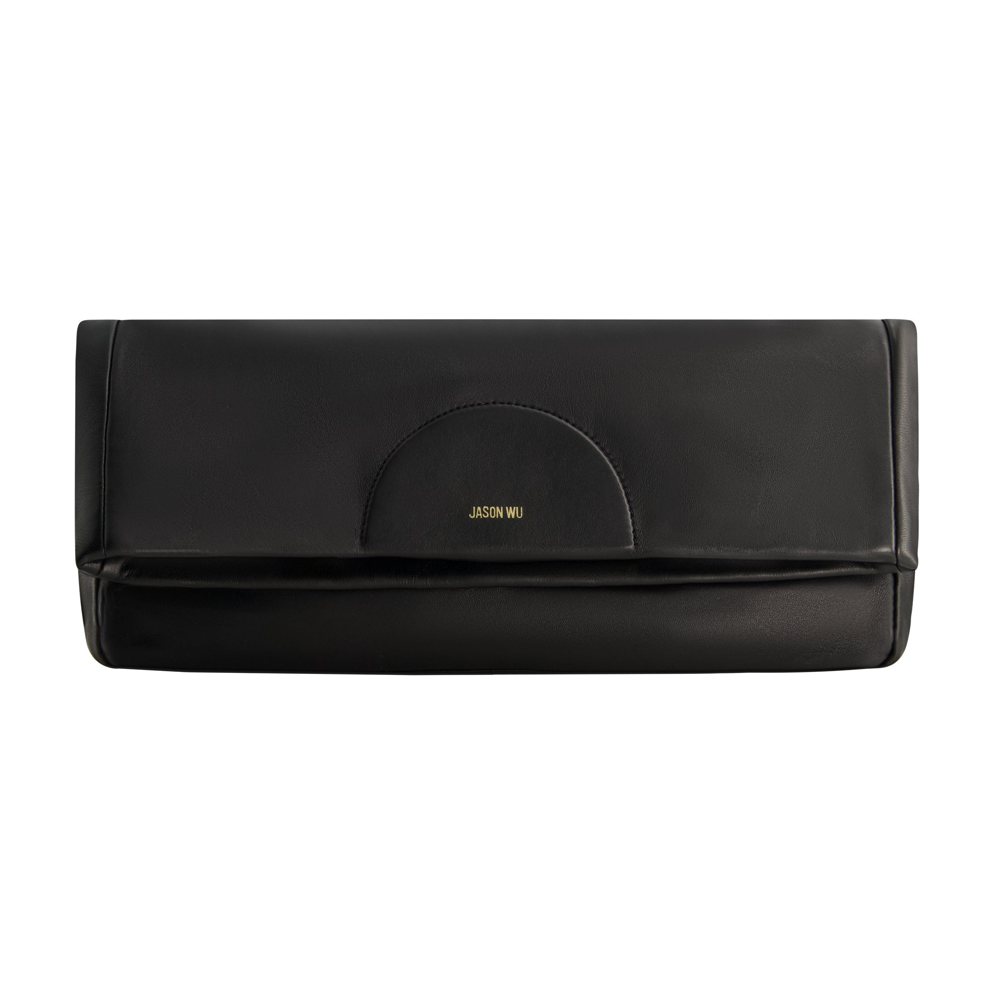 Jason Wu Elegant Fold-over Black Clutch