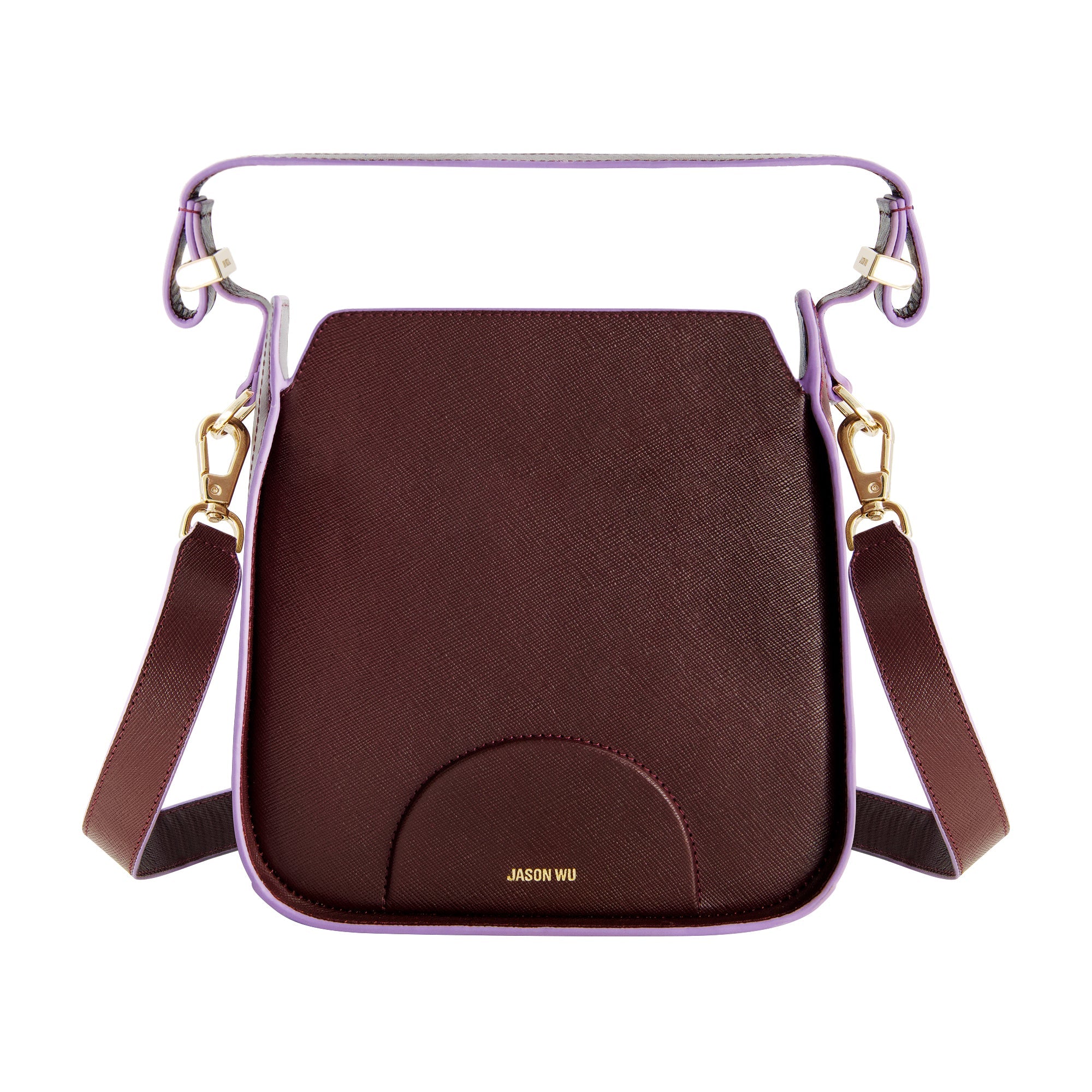 Jason Wu Convertible Shoulder Bag – Classic Elegance With A Modern Touch - Grape