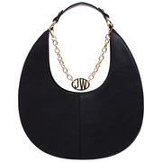 Jason Wu Smooth & Suede Pu Shoulder Bag With Chain Logo Detail