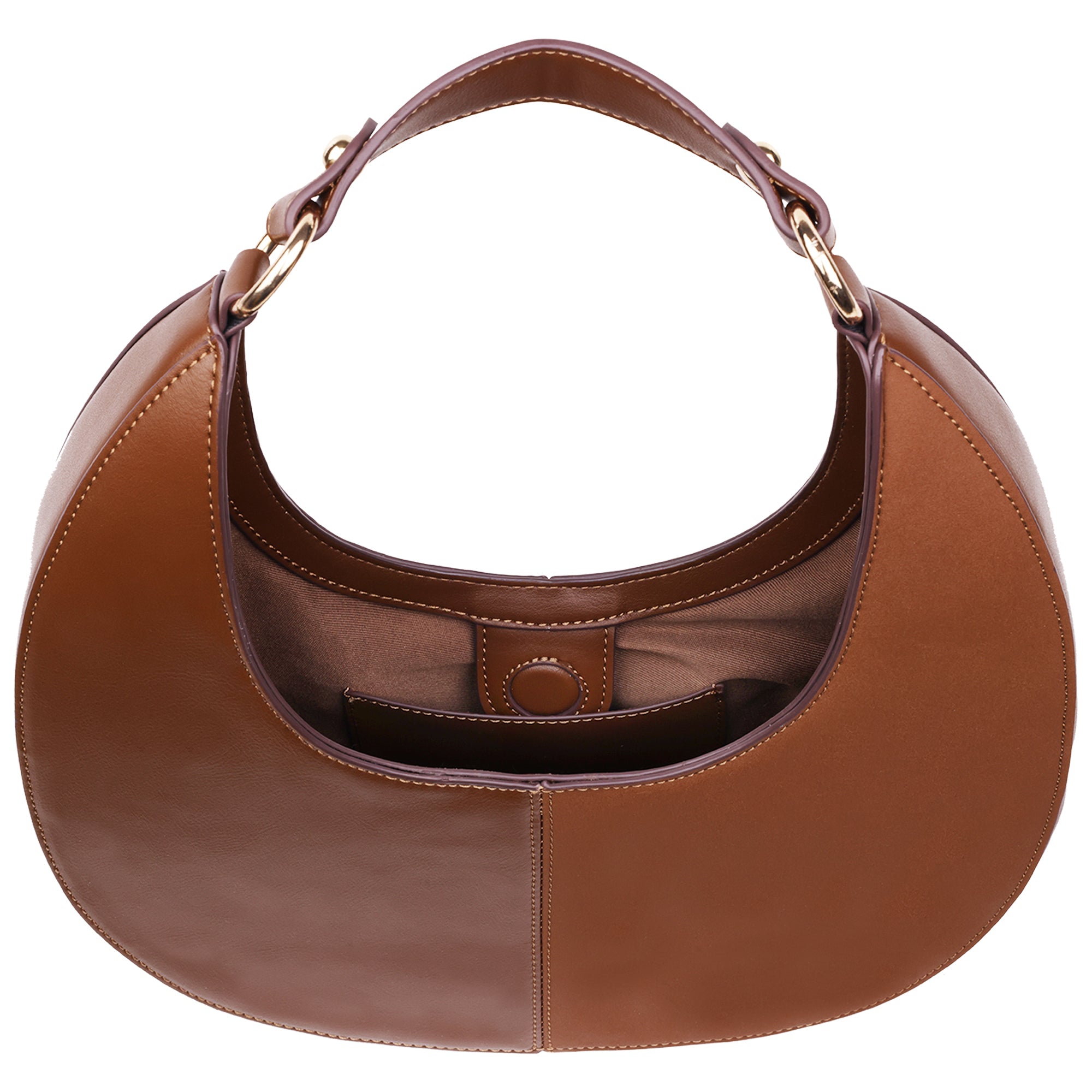 Jason Wu Smooth & Suede Shoulder Bag With Chain Logo Detail