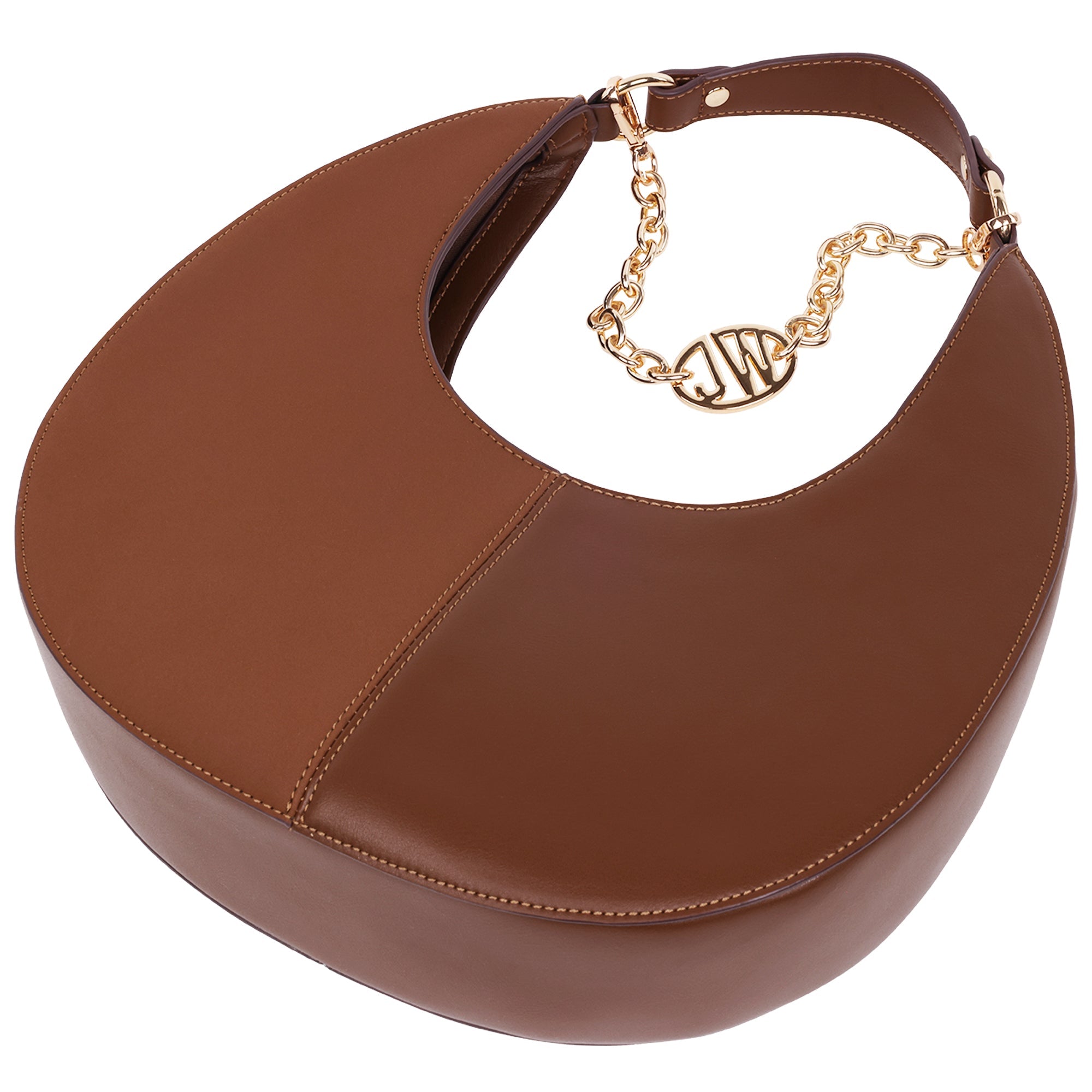 Jason Wu Smooth & Suede Shoulder Bag With Chain Logo Detail