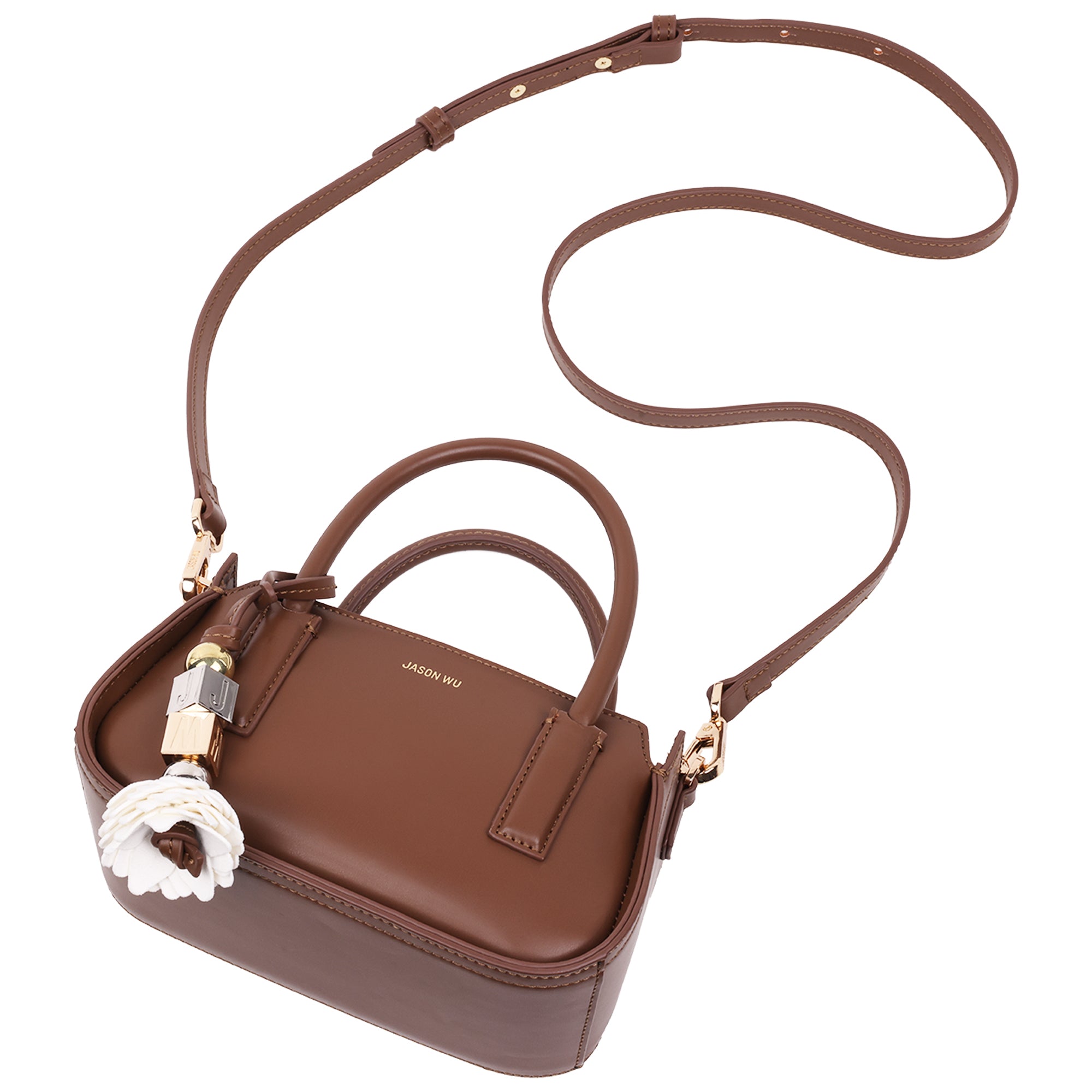Jason Wu Structured Mini Bag With Removable Crossbody Strap & JW Charm