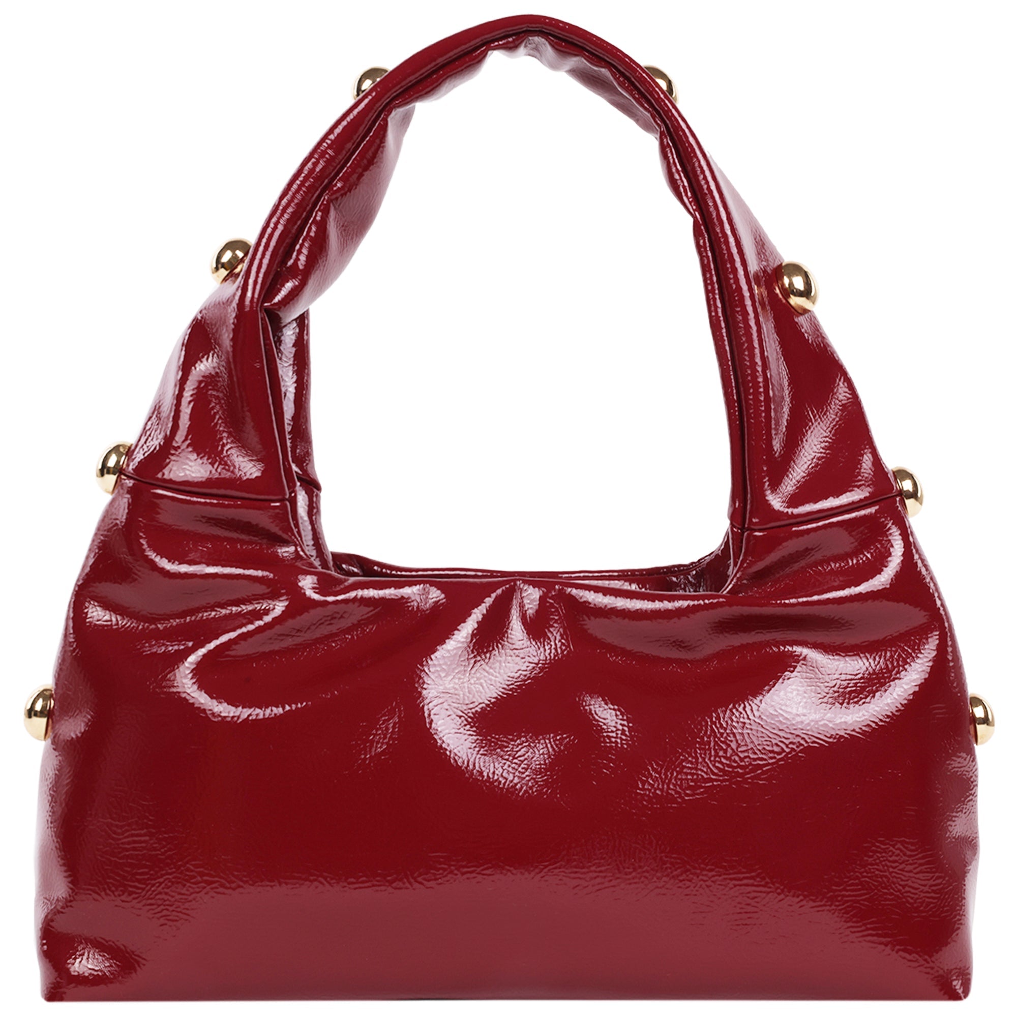 Jason Wu Studded Shoulder Bag In Crackled Finish