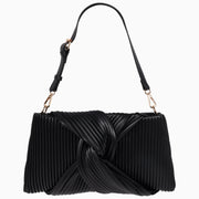 Jason Wu Pleated Knot Clutch With Shoulder Strap