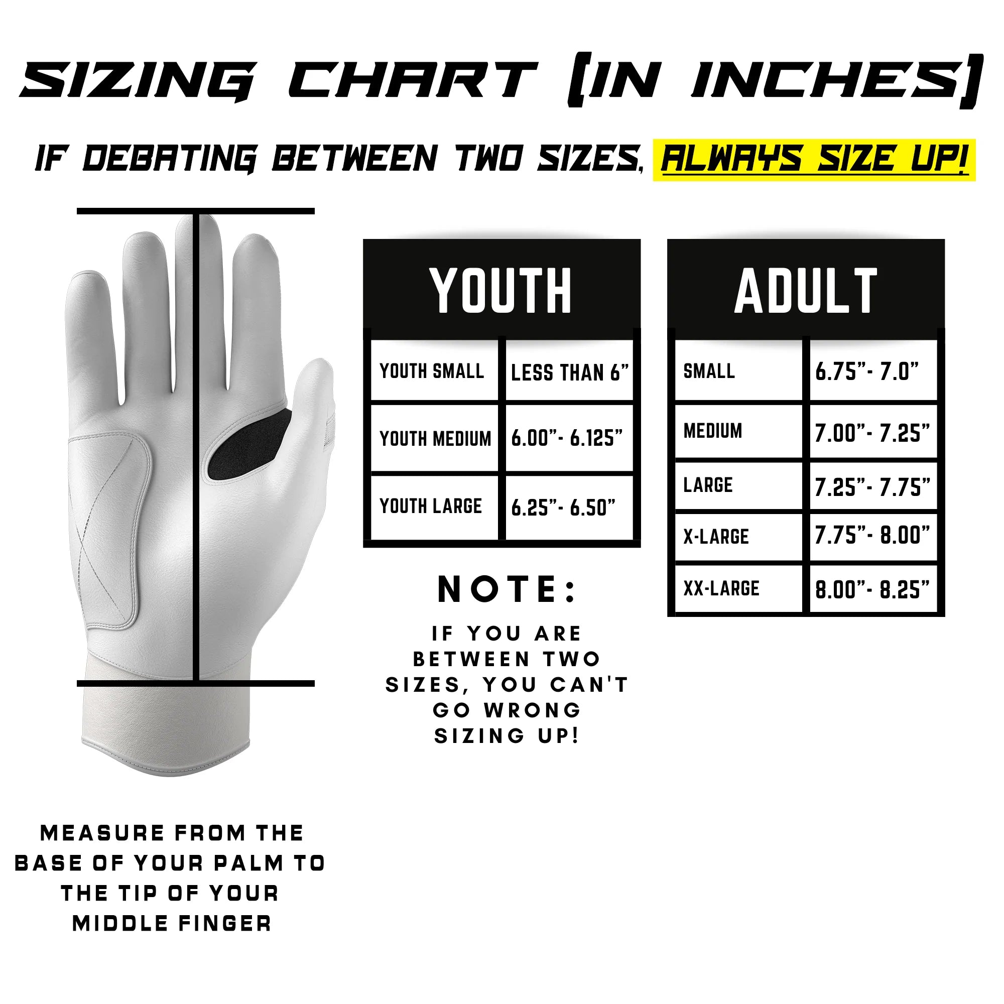Onyx Black Pro Cuff Batting Gloves
