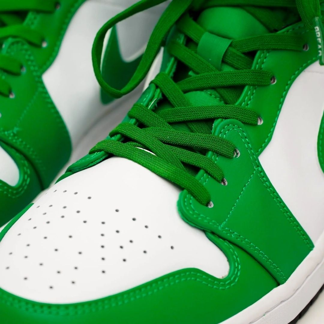Lucky Green Elastic Shoelaces