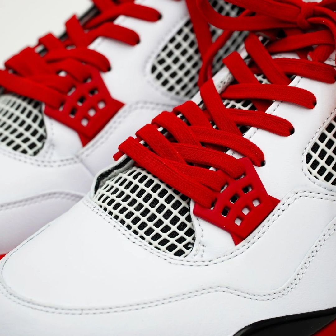 Bold Red Elastic Shoelaces