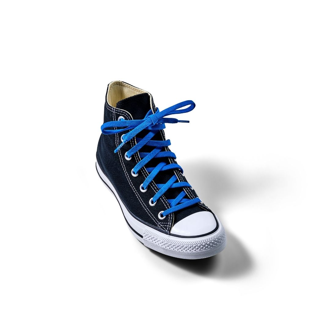 Sonic Blue Elastic Shoelaces