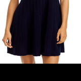 C by Bloomingdale's Cashmere Short Cashmere Dress Navy