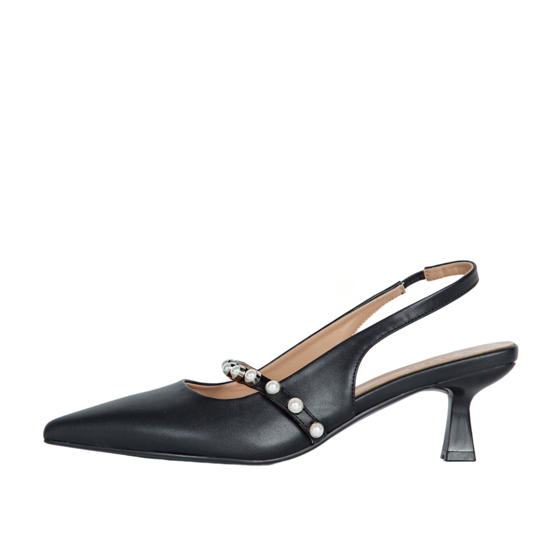 Sophia Slingback Pumps Black | Extended Sizing Only