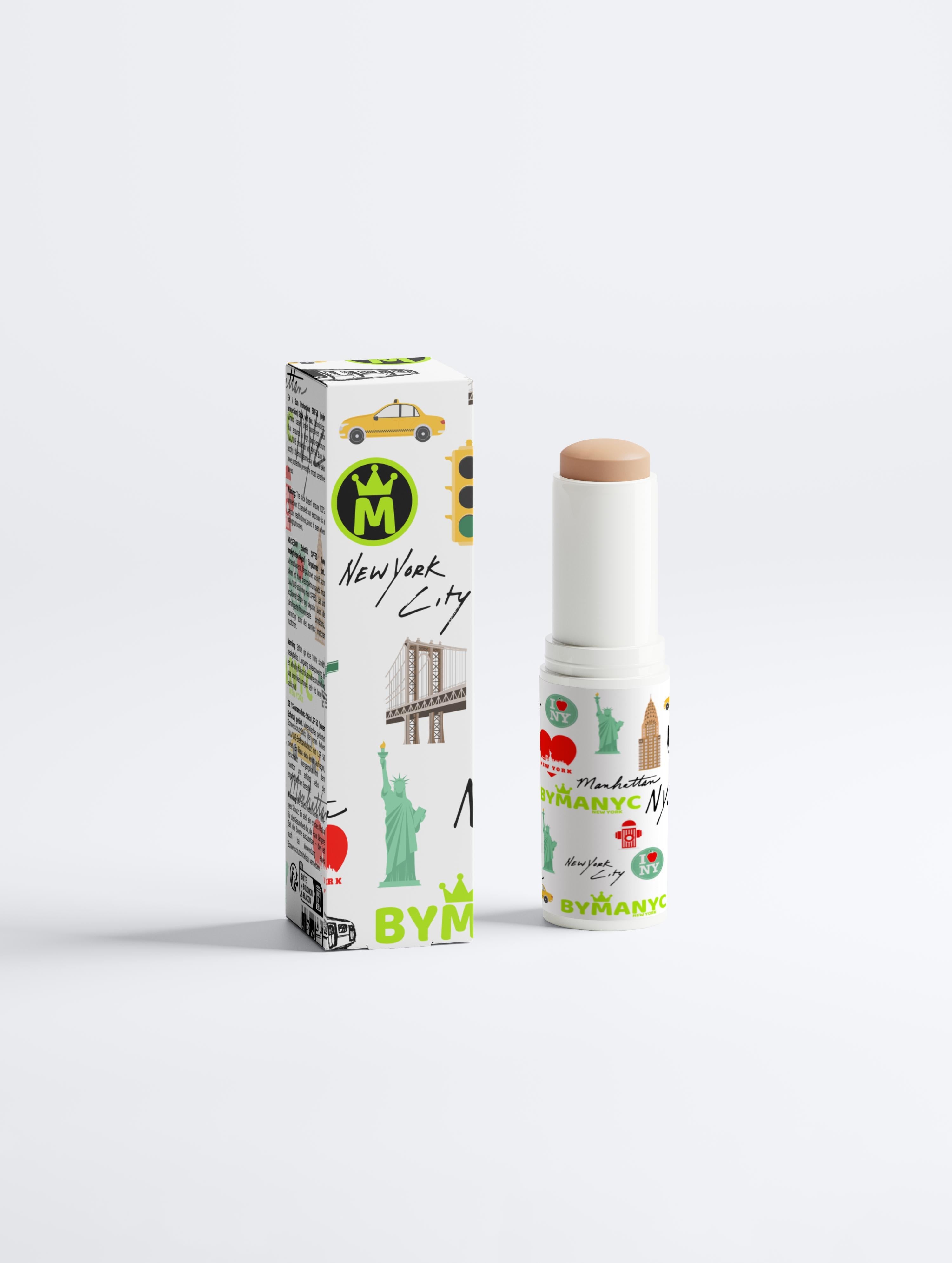 Vegan SPF 50 Tinted Sunscreen Stick Manhattan