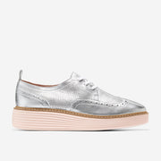 [w28346] Womens Cole Haan Øriginalgrand Platform Wingtip Oxfords
