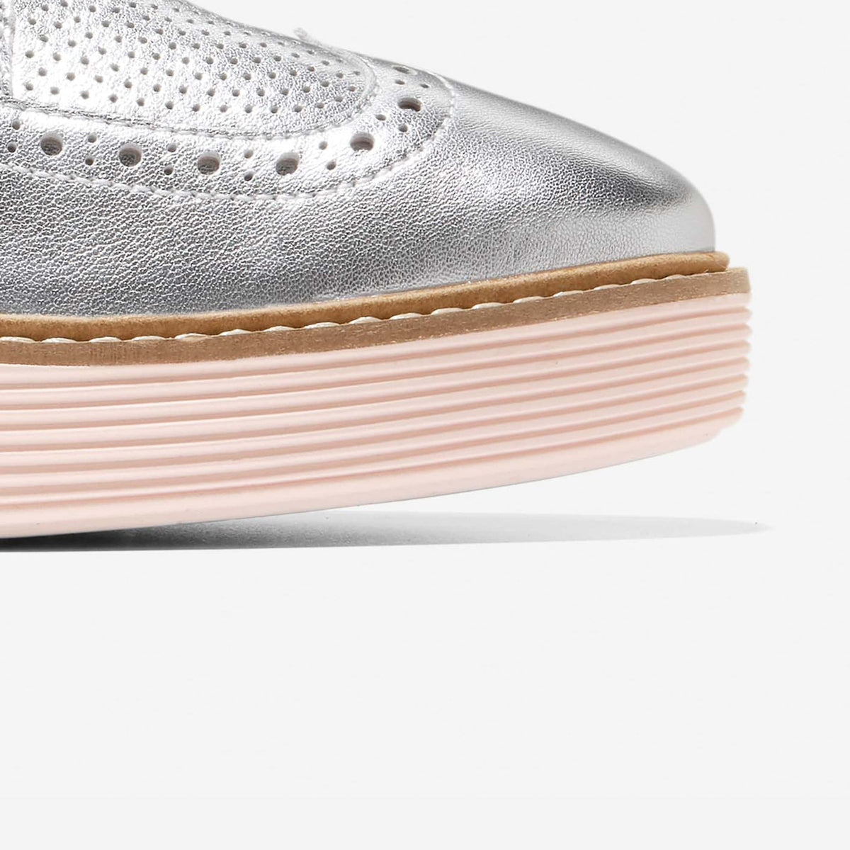 [w28346] Womens Cole Haan Øriginalgrand Platform Wingtip Oxfords