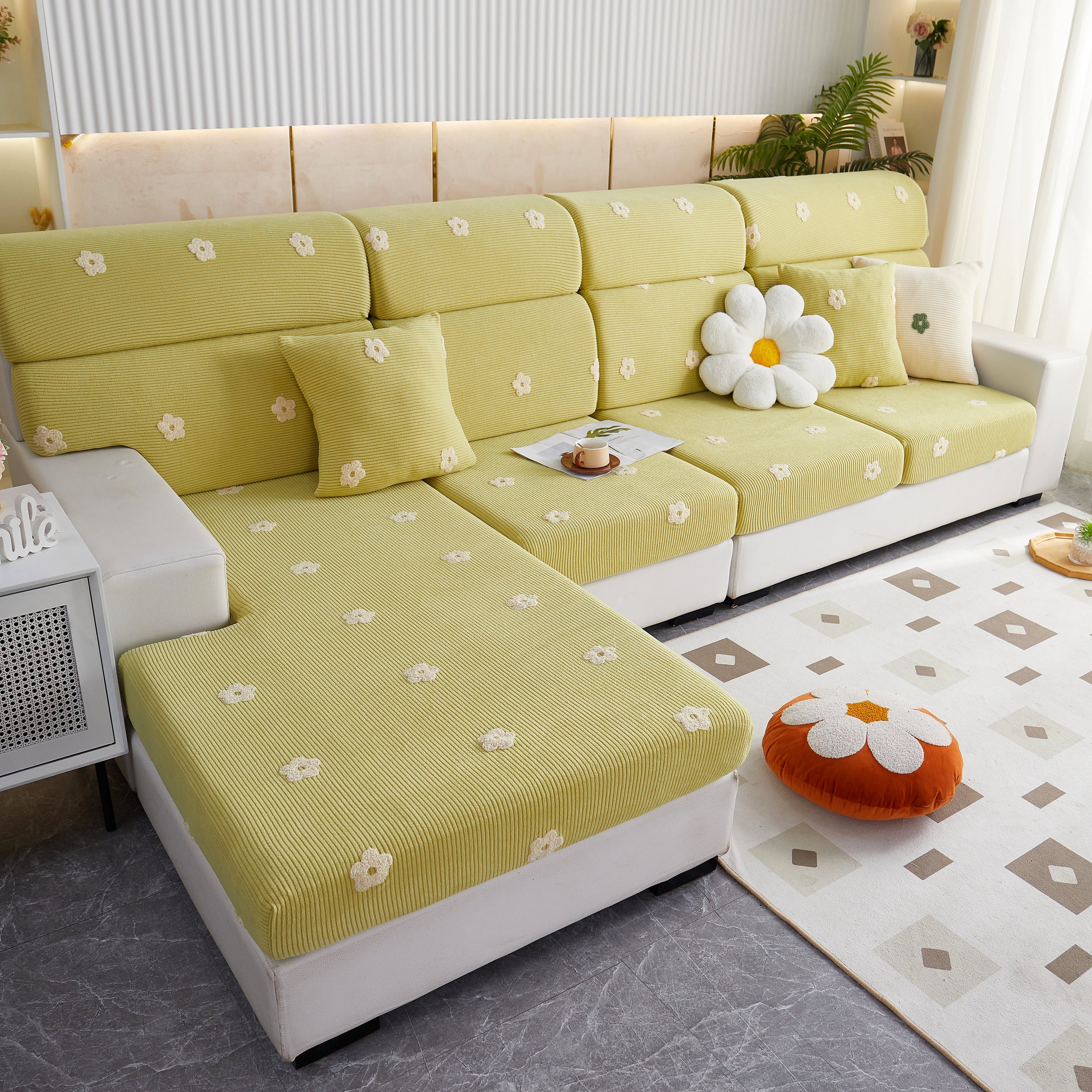 Polar Fleece Sofa Cushion Covers For Sofa 1/2/3/4 Seater, Best Seat Covers For Dogs, Pet Couch Protector