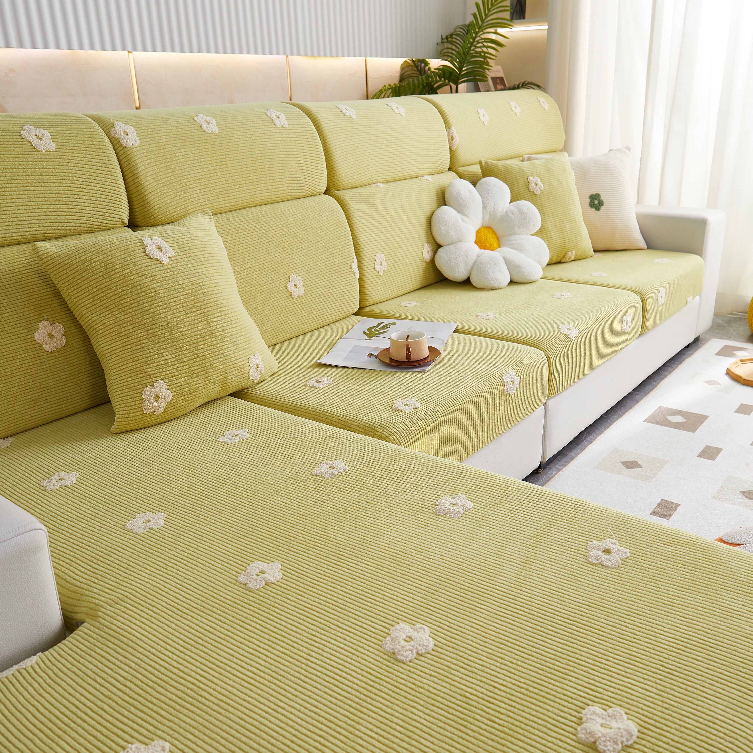 Polar Fleece Sofa Cushion Covers For Sofa 1/2/3/4 Seater, Best Seat Covers For Dogs, Pet Couch Protector