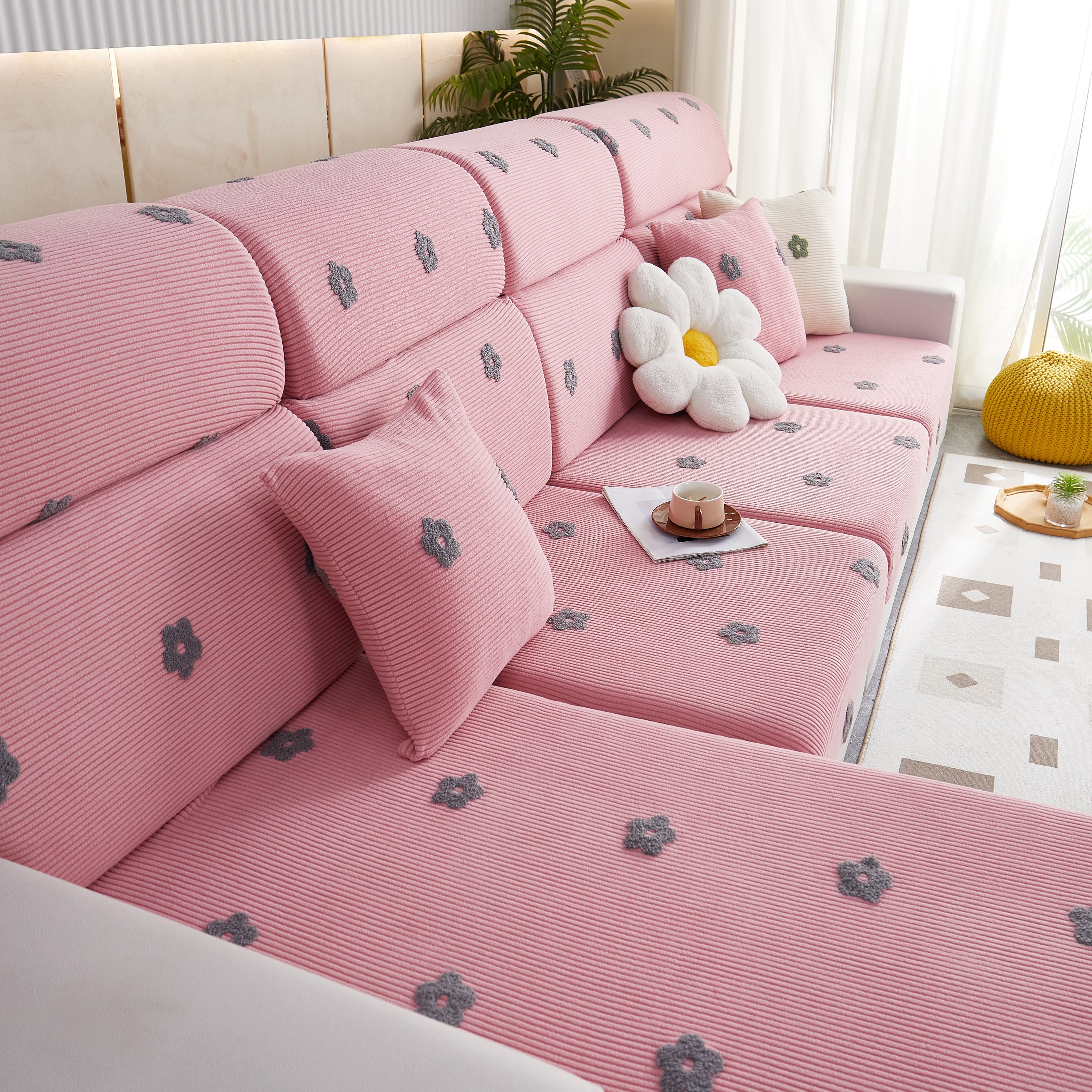 Polar Fleece Sofa Cushion Covers For Sofa 1/2/3/4 Seater, Best Seat Covers For Dogs, Pet Couch Protector