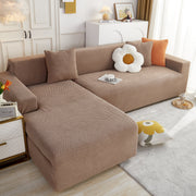 L Shape Couch Covers Stretch Slipcovers Furniture Protector With 1pcs Free Pillowcases