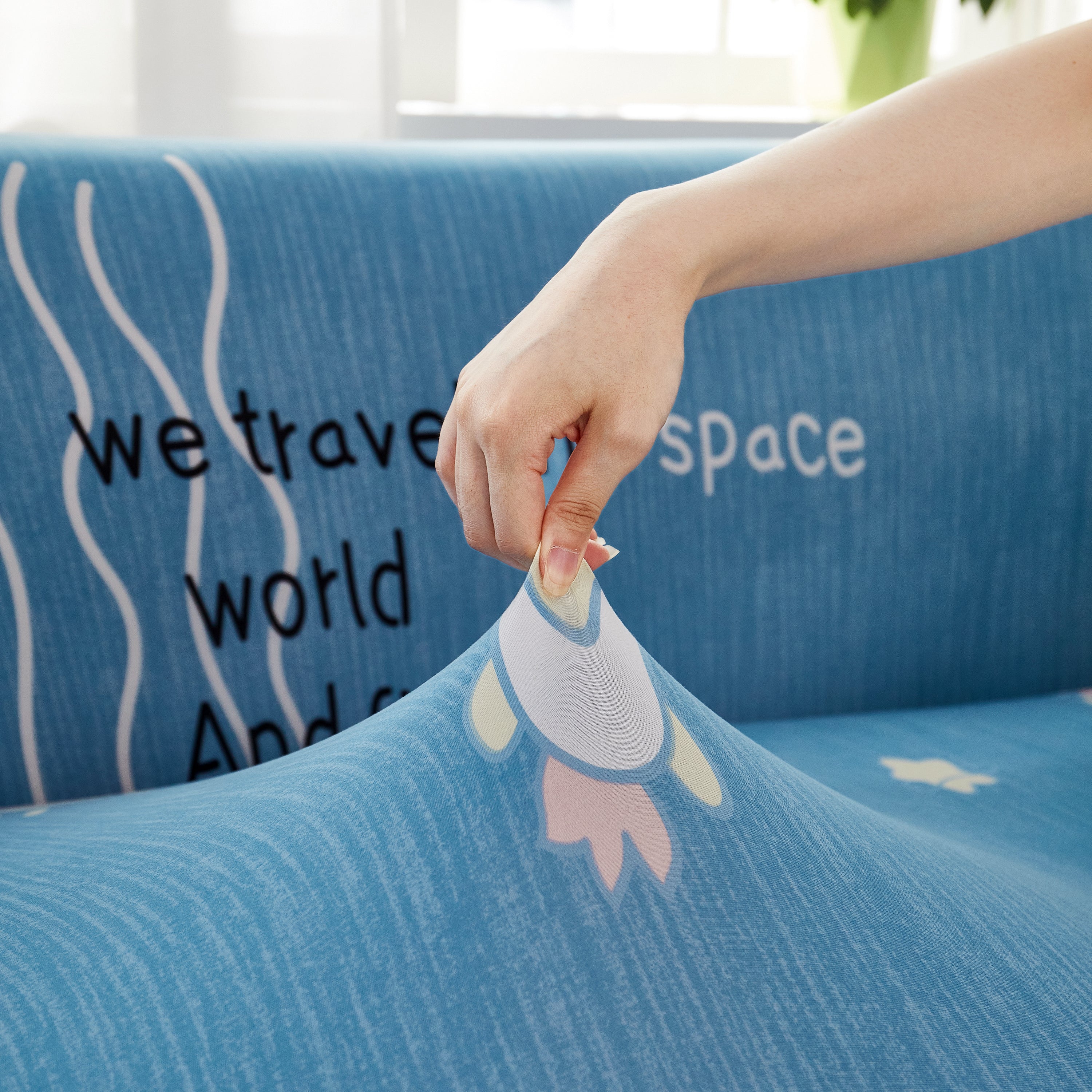 Super Stretch Couch Covers For Sectional Sofa L Shape Slipcover, Furniture Protector For Pets And Kids